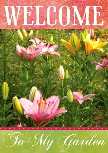Welcome To My Garden Flag | Cool, Discount, Decorative, Flags