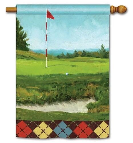 On the Green House Flag | Summer Flags | House Flag | Yard Flag