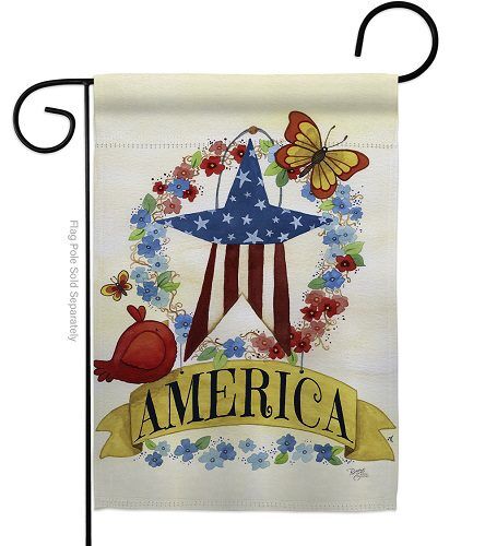 America Banner Star Garden Flag | Patriotic, 4th of July, Flags
