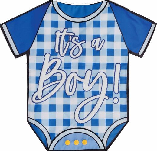 It's A Boy Applique Flag | Applique, Celebration, Cool, Garden, Flag