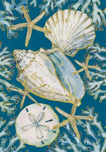 La Playa Shells Flag | Summer, Cool, Beach, Decorative, Flags