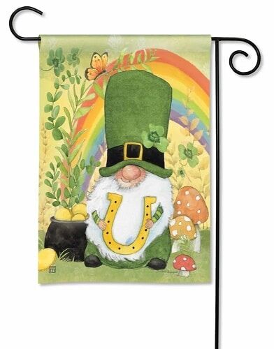 Lucky Gnome Garden Flag | St. Patrick's Day, Cool, Garden, Flags