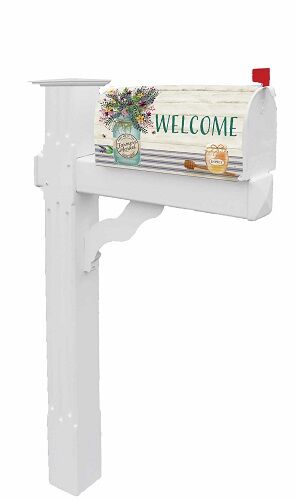 Wildflower Jar Mailbox Cover | Decorative, Mailbox, Covers, Wraps