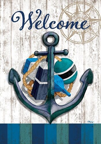 Anchor Buoys Flag | Summer Flag | Double Sided Flags | Cool Flag