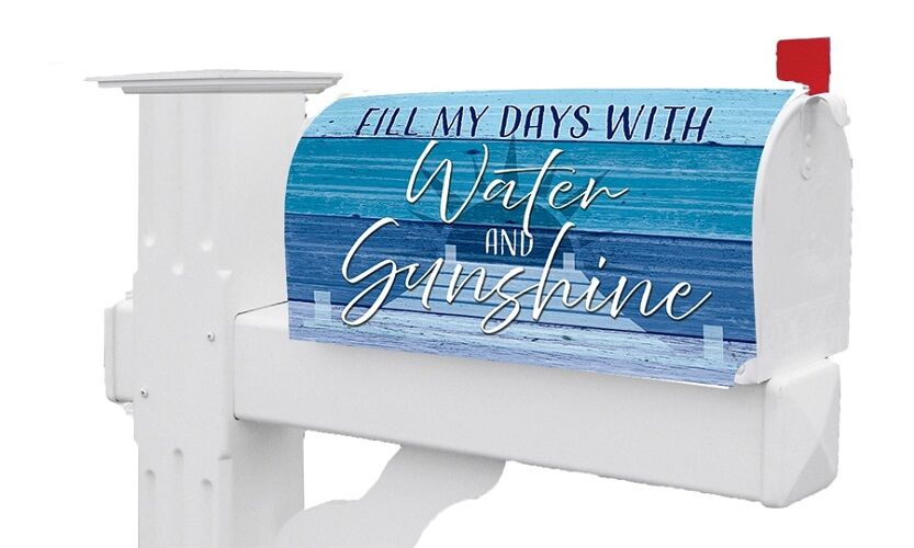 Lake Water Mailbox Cover | Mailbox Covers | Mailbox Wraps