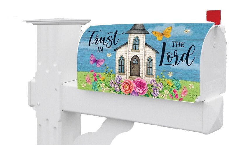 Trust Church Mailbox Cover | Mailbox Covers Wraps | Mail Wraps