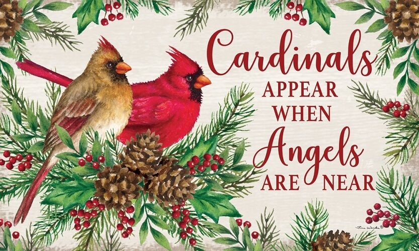 Cardinals and Angels Doormat | Decorative Doormats | MatMates