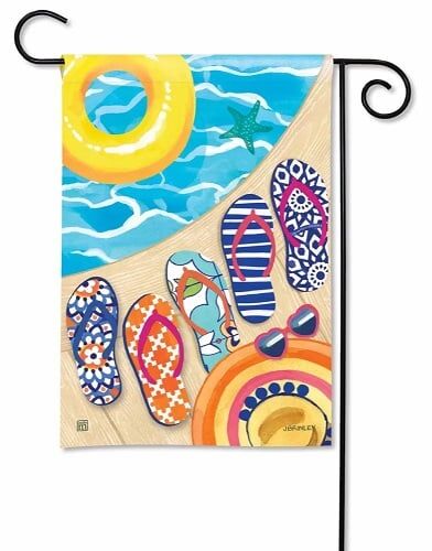 Flip Flops Garden Flag | Summer, Yard, Lawn, Cool, Garden, Flags