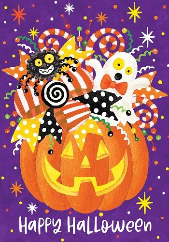 Jack O'Lantern Flag | Two Sided Flags | Halloween Flags