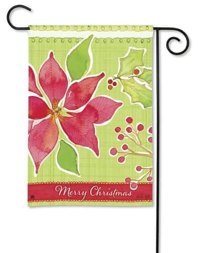 Christmas Flower Garden Flag | Christmas, Floral, Garden, Flags