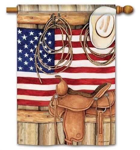 American Cowboy House Flag | Patriotic, Holiday, House, Flags