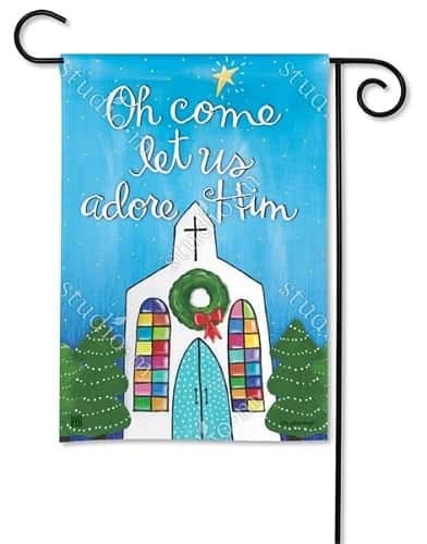 Adore Him Flag | Garden Flags | Christmas, Garden, Yard, Flags