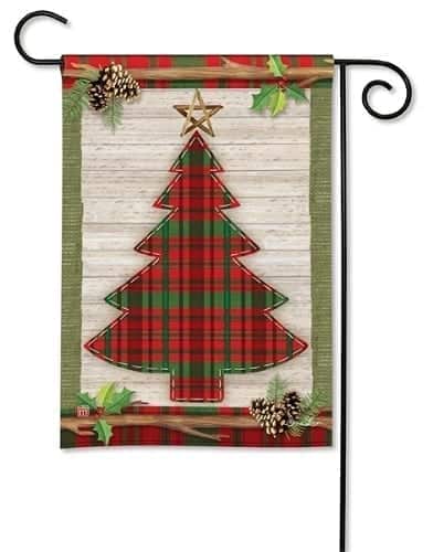 Rustic Christmas Garden Flag | Christmas, Yard, Garden, Flags