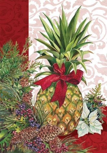 Christmas Pineapple Flag | Christmas, Decorative, Lawn, Flags