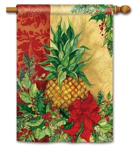 Christmas Pineapple House Flag | Christmas, Outdoor, House, Flag