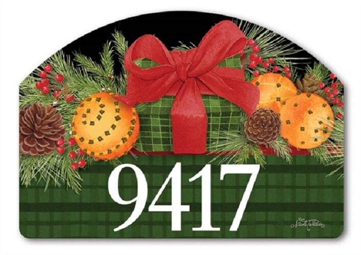 Spiced Oranges Yard Sign | Address Plaques | Yard Signs