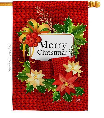 Christmas Sweater House Flag | Christmas, Double Sided, Flags