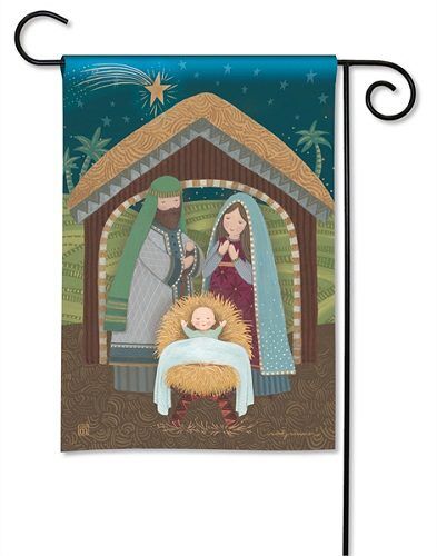 Away in a Manger Garden Flag | Christmas, Yard, Garden, Flags