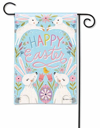 Easter Bunnies Garden Flag | Easter, Decorative, Garden, Flags