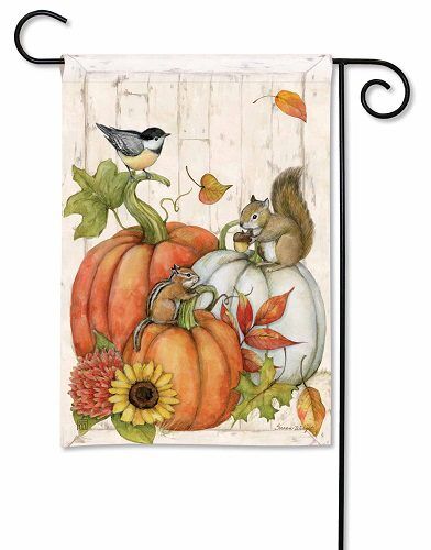 Critter Sitters Garden Flag | Fall, Floral, Bird, Yard, Garden, Flags