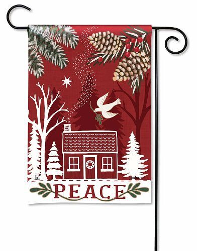 Frosted Pines Garden Flag | Christmas, Decorative, Garden, Flags