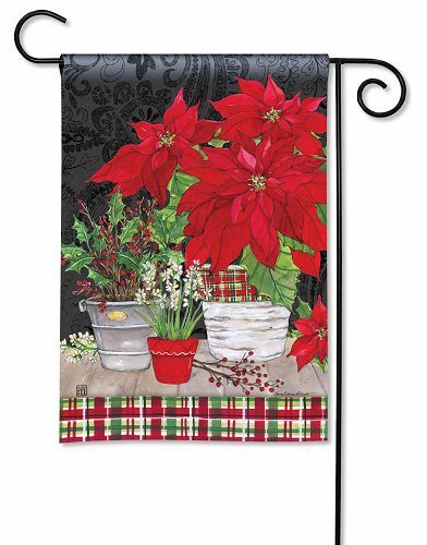 Holiday Gathering Garden Flag | Christmas, Floral, Garden, Flags