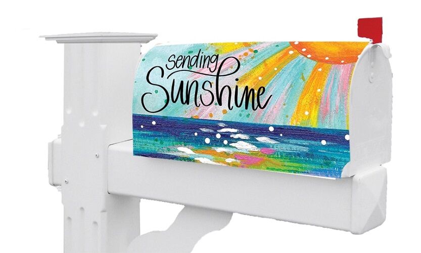 Sending Sunshine Mailbox Cover | Mailbox Covers | Mailbox Wraps