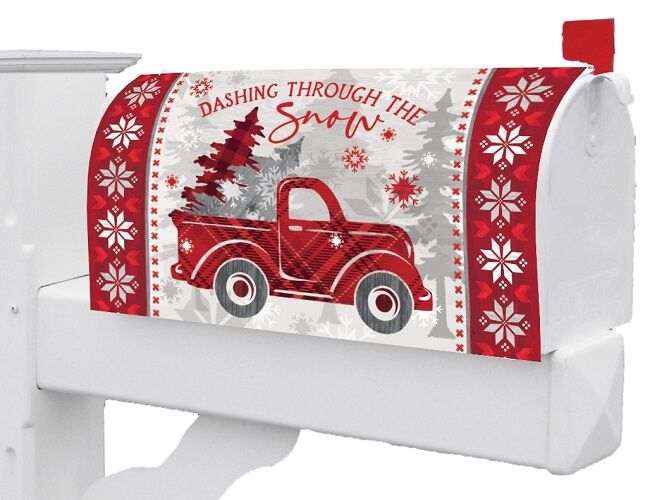 Dashing Truck Mailbox Cover | Mailbox Covers | Mailbox Wraps