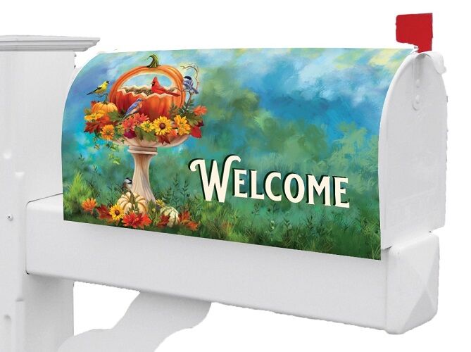 Pumpkin Feeder Mailbox Cover | Mailbox Covers | Mailbox Wraps