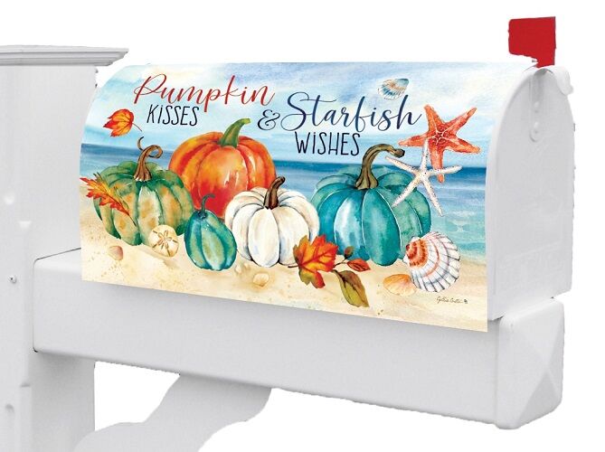 Pumpkin Kisses Mailbox Cover | Mailbox Covers | Mailbox Wraps