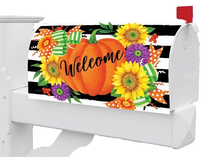 Pumpkin Splendor Mailbox Cover | Mailbox Covers | Mailbox Wraps