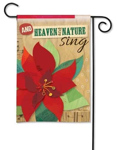 Heaven and Nature Sing Garden Flag | Christmas, Garden, Flags