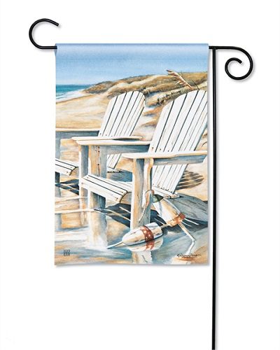 Beach Chairs Garden Flag | Beach, Spring, Summer, Garden, Flag