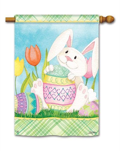 Easter Bunny Here House Flag | Easter, Outdoor, House, Flags