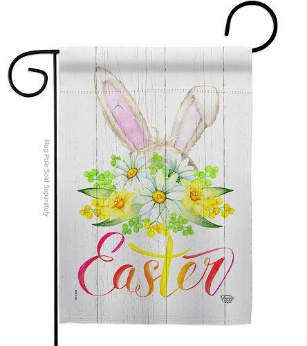 Floral Easter Garden Flag | Easter, Two Sided, Garden, Flags