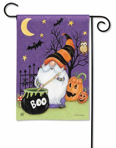 Halloween Gnome Garden Flag | Halloween, Yard, Garden, Flags