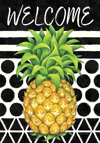 Bold Pineapple Flag | Summer, Cool, Welcome, Decorative, Flags