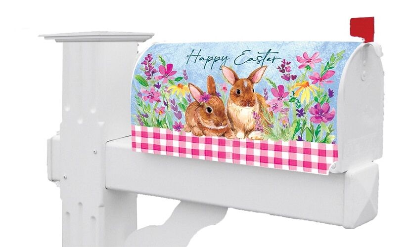 Sweet Bunnies Mailbox Cover | Mailbox Covers | Mailbox Wraps