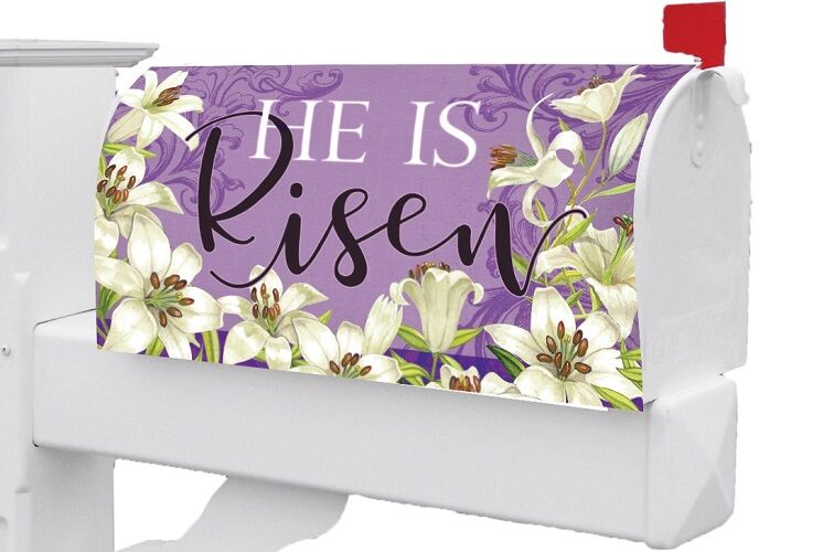 Easter Lilies Mailbox Cover | Mailbox Covers | Mailbox Wraps