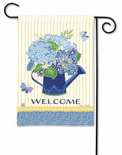 Hydrangea Blue Garden Flag | Spring, Floral, Cool, Garden, Flags