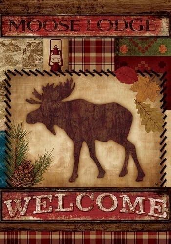 Welcome Moose Flag | Fall, Welcome, Decorative, Garden, Flags