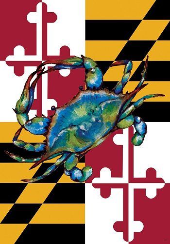 Blue Crab Maryland Flag | Summer, Spring, Decorative, Flags