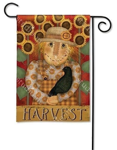 Harvest Scarecrow Garden Flag | Thanksgiving, Fall, Garden, Flag