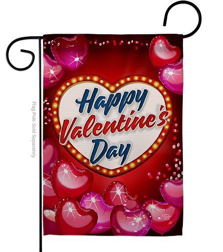 Viva Love Garden Flag | Valentine, Valentine's Day, Garden, Flags