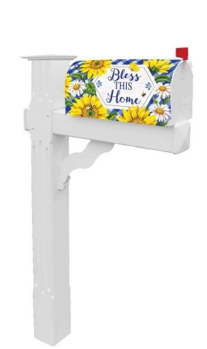 Sunflowers & Daisies Mailbox Cover | Mailbox, Covers, Wraps