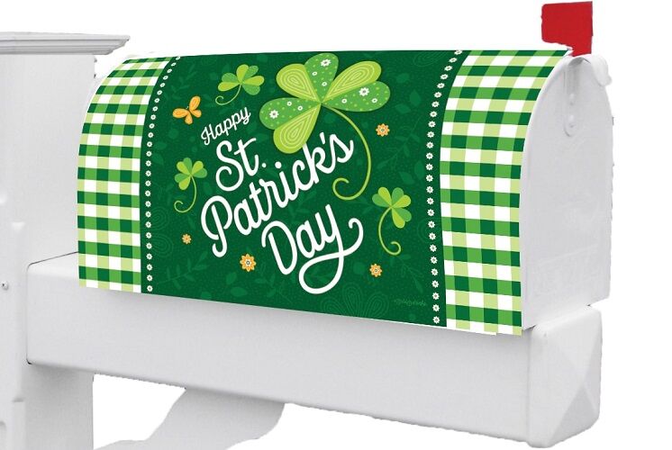 St. Pat's Check Mailbox Cover | Mailbox Wraps | Mailbox Covers