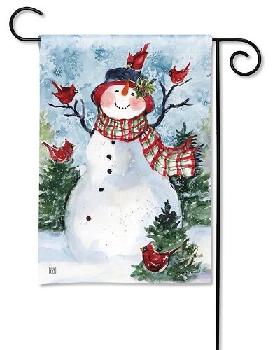 Snowman Friends Garden Flag | Winter Flags | Snowman Flags