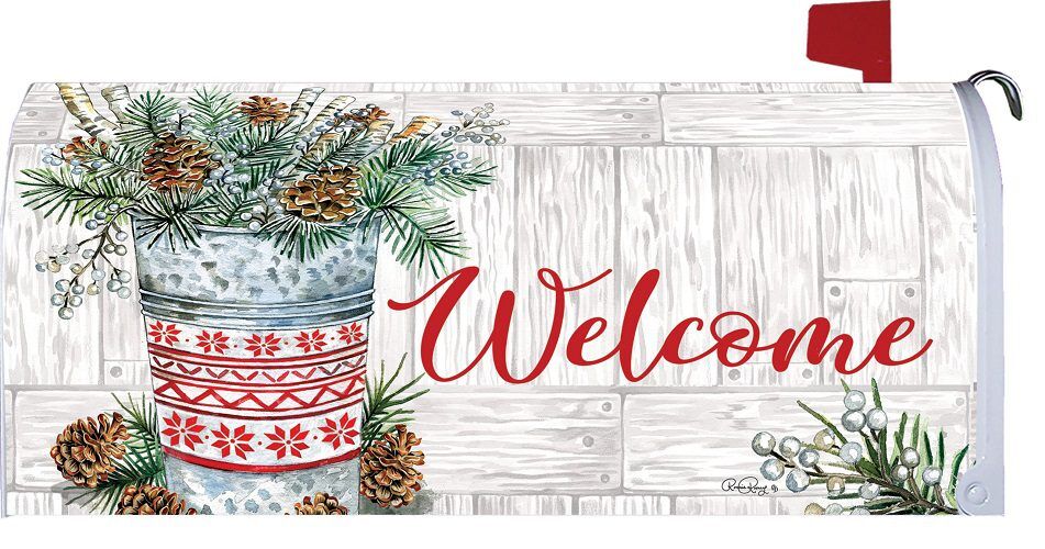 Winter Woodland Mailbox Cover | Mailbox Covers | Mailbox Wraps