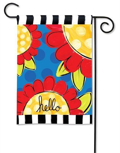 Pop of Flowers Garden Flag | Welcome, Floral, Yard, Garden, Flags