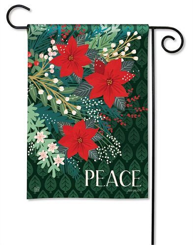 Winter Garden Garden Flag | Winter, Floral, Yard, Garden, Flags